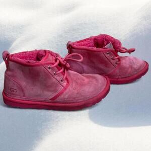UGG Neumel Boots in Pink Suede Style 1094269 Womens Sz 8 Eu 39